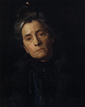 托馬斯 伊肯斯 Portrait of Susan MacDowell Eakins, The Artist Wife 托馬斯 伊肯斯 Portrait of Susan MacDowell Eakins, The Artist Wife